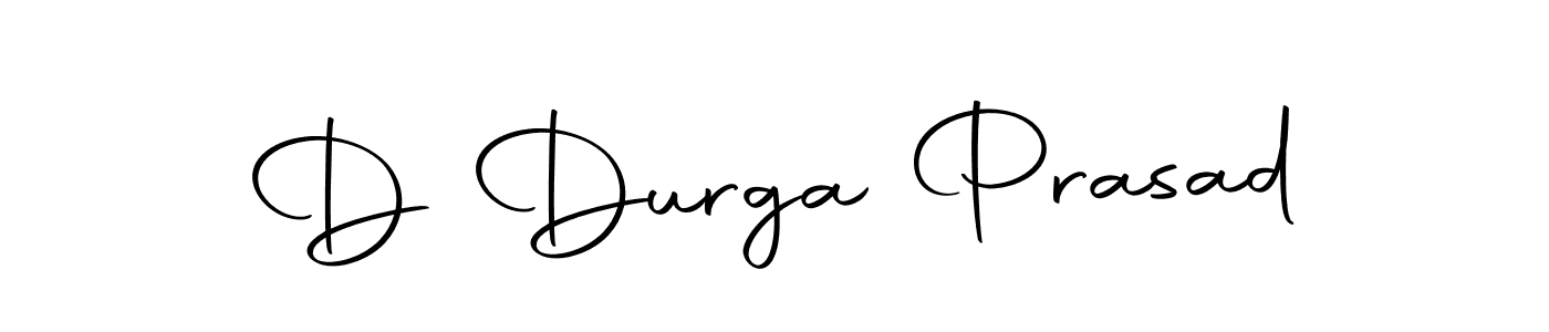 Create a beautiful signature design for name D Durga Prasad. With this signature (Autography-DOLnW) fonts, you can make a handwritten signature for free. D Durga Prasad signature style 10 images and pictures png
