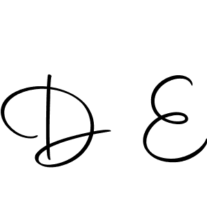 Design your own signature with our free online signature maker. With this signature software, you can create a handwritten (Autography-DOLnW) signature for name D E. D E signature style 10 images and pictures png