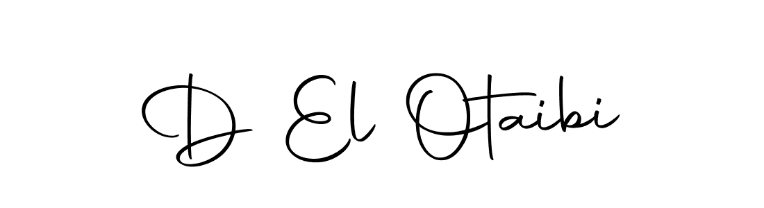 Design your own signature with our free online signature maker. With this signature software, you can create a handwritten (Autography-DOLnW) signature for name D El Otaibi. D El Otaibi signature style 10 images and pictures png