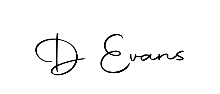 Design your own signature with our free online signature maker. With this signature software, you can create a handwritten (Autography-DOLnW) signature for name D Evans. D Evans signature style 10 images and pictures png