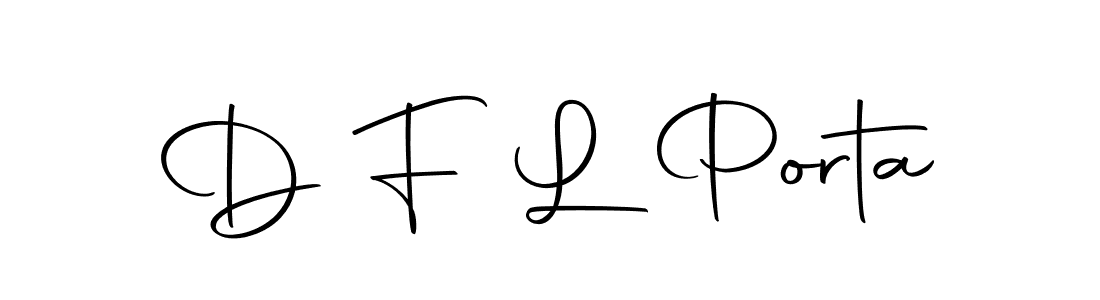 The best way (Autography-DOLnW) to make a short signature is to pick only two or three words in your name. The name D F L Porta include a total of six letters. For converting this name. D F L Porta signature style 10 images and pictures png