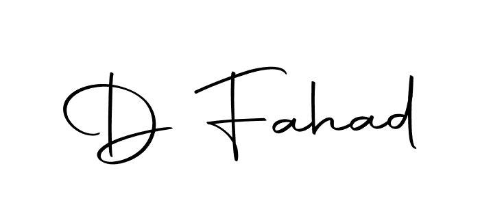 Make a beautiful signature design for name D Fahad. Use this online signature maker to create a handwritten signature for free. D Fahad signature style 10 images and pictures png