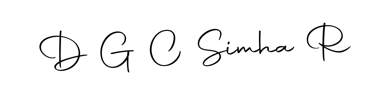 This is the best signature style for the D G C Simha R name. Also you like these signature font (Autography-DOLnW). Mix name signature. D G C Simha R signature style 10 images and pictures png