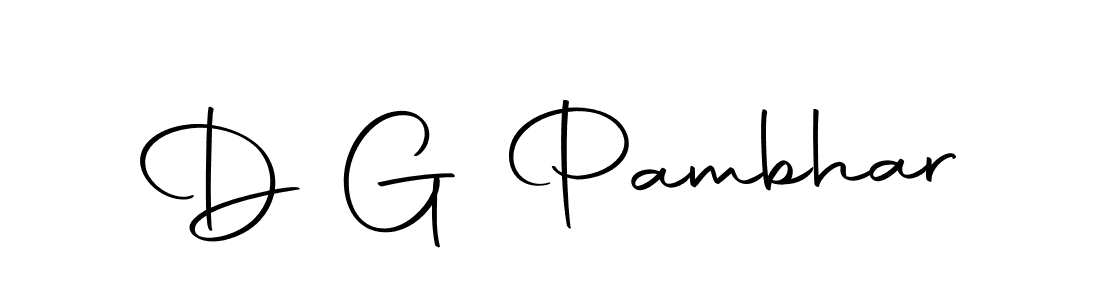 Use a signature maker to create a handwritten signature online. With this signature software, you can design (Autography-DOLnW) your own signature for name D G Pambhar. D G Pambhar signature style 10 images and pictures png