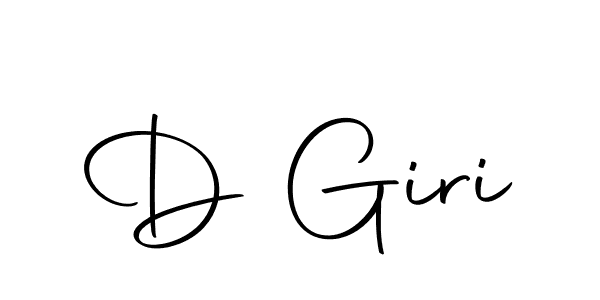 Create a beautiful signature design for name D Giri. With this signature (Autography-DOLnW) fonts, you can make a handwritten signature for free. D Giri signature style 10 images and pictures png
