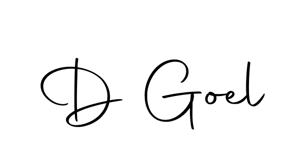 Make a beautiful signature design for name D Goel. Use this online signature maker to create a handwritten signature for free. D Goel signature style 10 images and pictures png