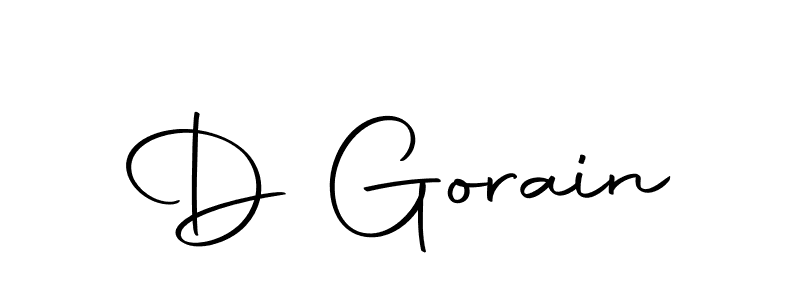 You can use this online signature creator to create a handwritten signature for the name D Gorain. This is the best online autograph maker. D Gorain signature style 10 images and pictures png