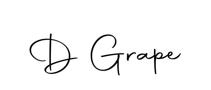 You should practise on your own different ways (Autography-DOLnW) to write your name (D Grape) in signature. don't let someone else do it for you. D Grape signature style 10 images and pictures png