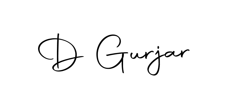 Also we have D Gurjar name is the best signature style. Create professional handwritten signature collection using Autography-DOLnW autograph style. D Gurjar signature style 10 images and pictures png