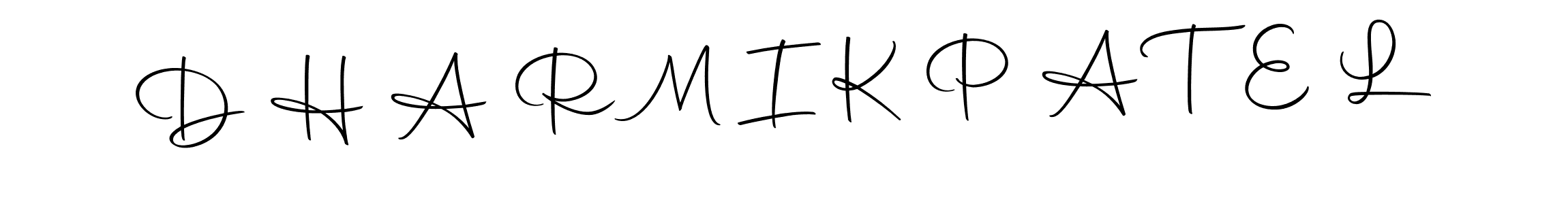 Also we have D H A R M I K P A T E L name is the best signature style. Create professional handwritten signature collection using Autography-DOLnW autograph style. D H A R M I K P A T E L signature style 10 images and pictures png