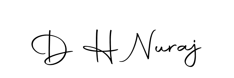 Use a signature maker to create a handwritten signature online. With this signature software, you can design (Autography-DOLnW) your own signature for name D H Nuraj. D H Nuraj signature style 10 images and pictures png