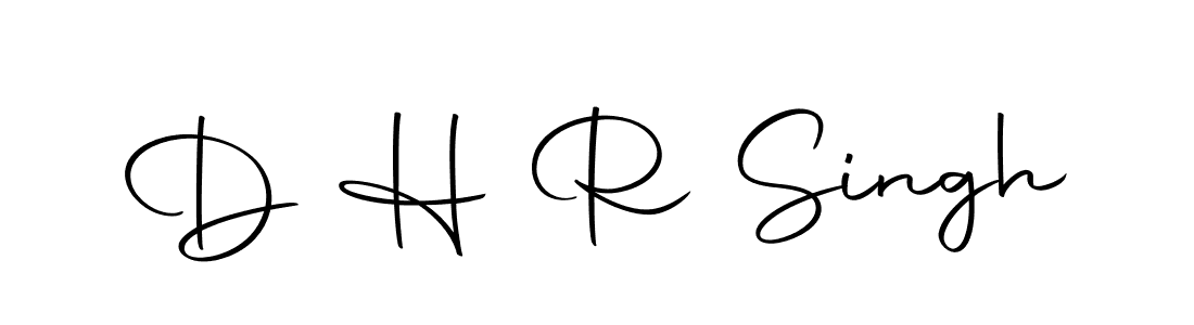 Use a signature maker to create a handwritten signature online. With this signature software, you can design (Autography-DOLnW) your own signature for name D H R Singh. D H R Singh signature style 10 images and pictures png