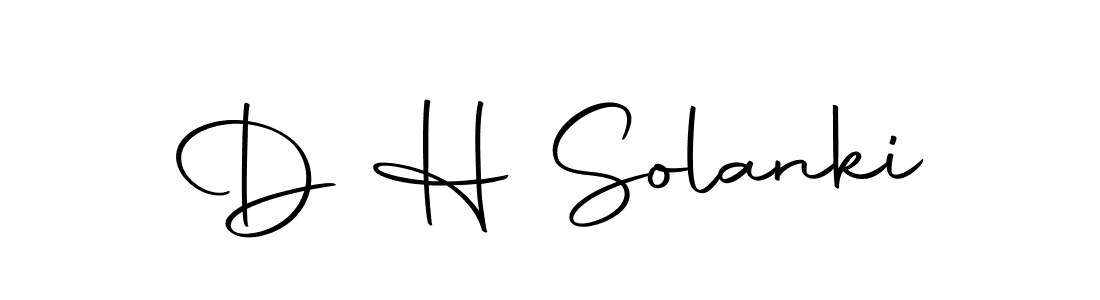 Make a beautiful signature design for name D H Solanki. With this signature (Autography-DOLnW) style, you can create a handwritten signature for free. D H Solanki signature style 10 images and pictures png