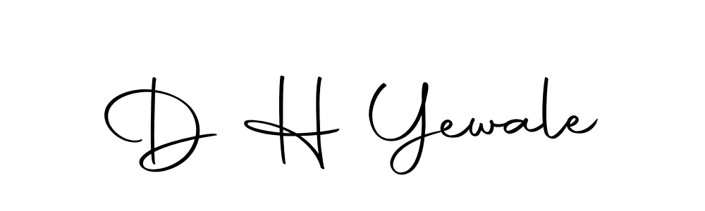 Also You can easily find your signature by using the search form. We will create D H Yewale name handwritten signature images for you free of cost using Autography-DOLnW sign style. D H Yewale signature style 10 images and pictures png