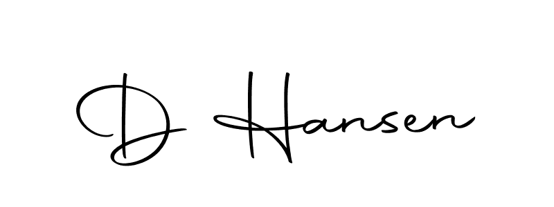 How to make D Hansen name signature. Use Autography-DOLnW style for creating short signs online. This is the latest handwritten sign. D Hansen signature style 10 images and pictures png