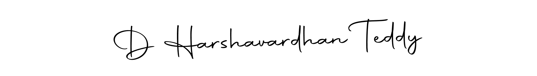 Make a short D Harshavardhan Teddy signature style. Manage your documents anywhere anytime using Autography-DOLnW. Create and add eSignatures, submit forms, share and send files easily. D Harshavardhan Teddy signature style 10 images and pictures png