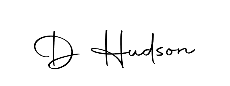 How to make D Hudson name signature. Use Autography-DOLnW style for creating short signs online. This is the latest handwritten sign. D Hudson signature style 10 images and pictures png