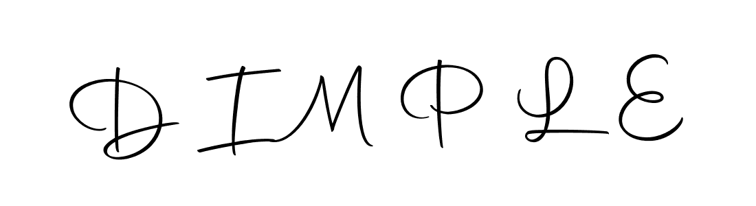 Use a signature maker to create a handwritten signature online. With this signature software, you can design (Autography-DOLnW) your own signature for name D I M P L E. D I M P L E signature style 10 images and pictures png