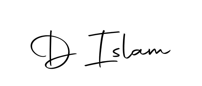 Make a beautiful signature design for name D Islam. Use this online signature maker to create a handwritten signature for free. D Islam signature style 10 images and pictures png