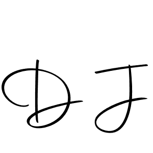 Create a beautiful signature design for name D J. With this signature (Autography-DOLnW) fonts, you can make a handwritten signature for free. D J signature style 10 images and pictures png