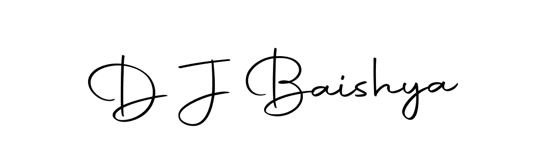 How to make D J Baishya name signature. Use Autography-DOLnW style for creating short signs online. This is the latest handwritten sign. D J Baishya signature style 10 images and pictures png