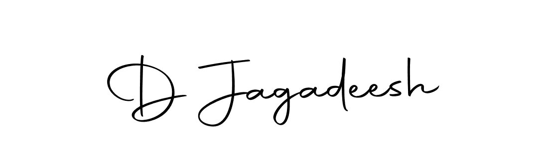 Design your own signature with our free online signature maker. With this signature software, you can create a handwritten (Autography-DOLnW) signature for name D Jagadeesh. D Jagadeesh signature style 10 images and pictures png