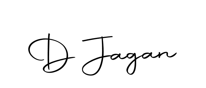 Create a beautiful signature design for name D Jagan. With this signature (Autography-DOLnW) fonts, you can make a handwritten signature for free. D Jagan signature style 10 images and pictures png