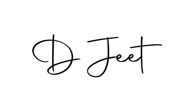 Create a beautiful signature design for name D Jeet. With this signature (Autography-DOLnW) fonts, you can make a handwritten signature for free. D Jeet signature style 10 images and pictures png