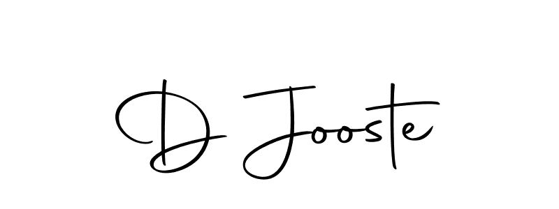 Also we have D Jooste name is the best signature style. Create professional handwritten signature collection using Autography-DOLnW autograph style. D Jooste signature style 10 images and pictures png