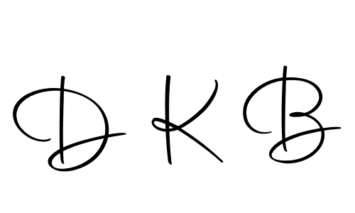 Make a beautiful signature design for name D K B. With this signature (Autography-DOLnW) style, you can create a handwritten signature for free. D K B signature style 10 images and pictures png