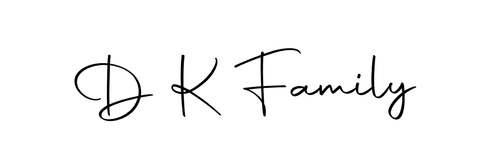 Make a beautiful signature design for name D K Family. With this signature (Autography-DOLnW) style, you can create a handwritten signature for free. D K Family signature style 10 images and pictures png