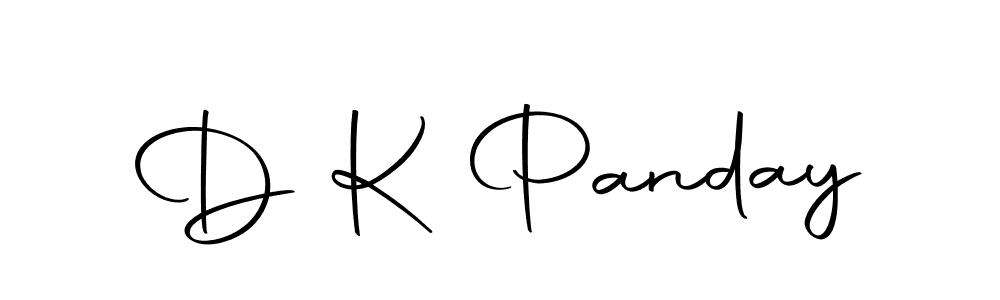 The best way (Autography-DOLnW) to make a short signature is to pick only two or three words in your name. The name D K Panday include a total of six letters. For converting this name. D K Panday signature style 10 images and pictures png