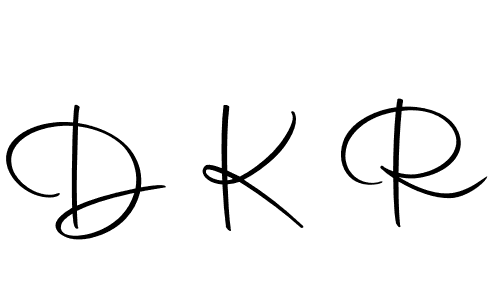 You should practise on your own different ways (Autography-DOLnW) to write your name (D K R) in signature. don't let someone else do it for you. D K R signature style 10 images and pictures png