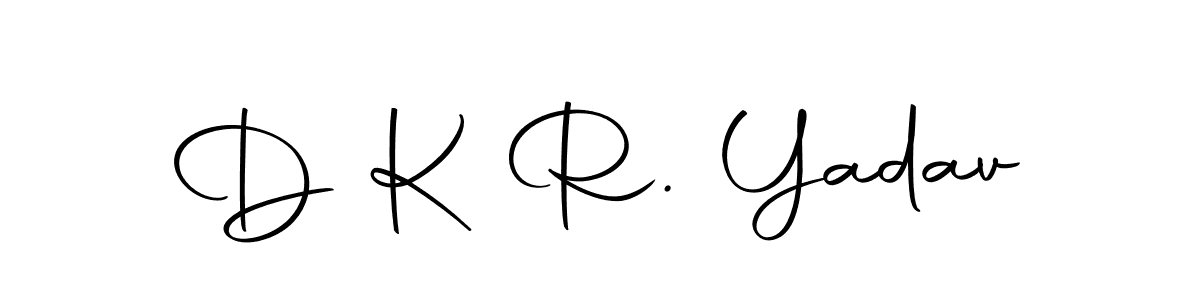 Make a beautiful signature design for name D K R. Yadav. Use this online signature maker to create a handwritten signature for free. D K R. Yadav signature style 10 images and pictures png