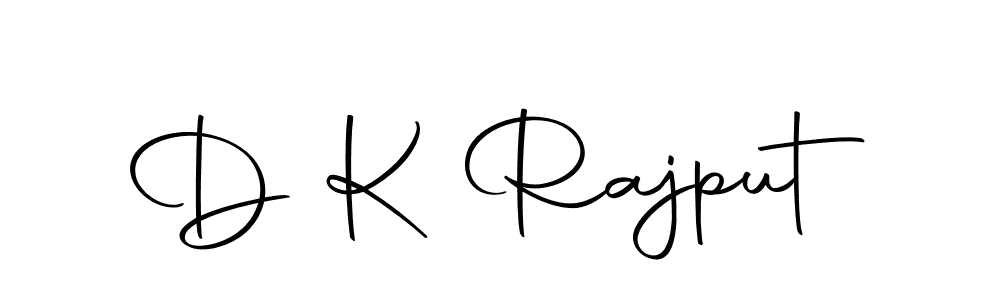 How to make D K Rajput name signature. Use Autography-DOLnW style for creating short signs online. This is the latest handwritten sign. D K Rajput signature style 10 images and pictures png