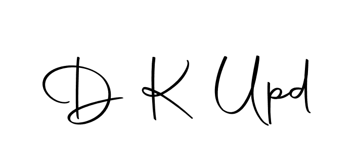 How to make D K Upd name signature. Use Autography-DOLnW style for creating short signs online. This is the latest handwritten sign. D K Upd signature style 10 images and pictures png