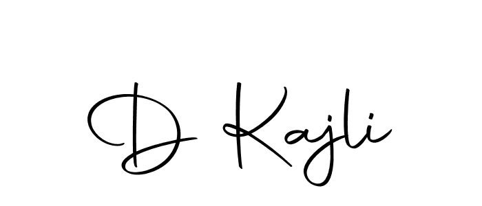 How to make D Kajli name signature. Use Autography-DOLnW style for creating short signs online. This is the latest handwritten sign. D Kajli signature style 10 images and pictures png