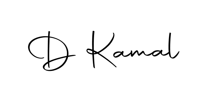 Design your own signature with our free online signature maker. With this signature software, you can create a handwritten (Autography-DOLnW) signature for name D Kamal. D Kamal signature style 10 images and pictures png