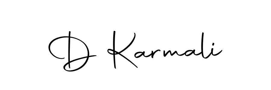 How to make D Karmali signature? Autography-DOLnW is a professional autograph style. Create handwritten signature for D Karmali name. D Karmali signature style 10 images and pictures png