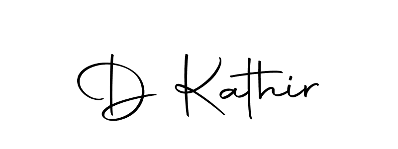 How to make D Kathir signature? Autography-DOLnW is a professional autograph style. Create handwritten signature for D Kathir name. D Kathir signature style 10 images and pictures png