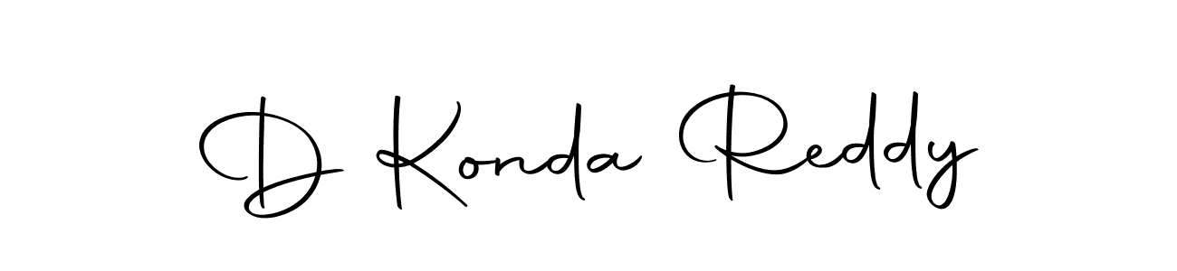 Use a signature maker to create a handwritten signature online. With this signature software, you can design (Autography-DOLnW) your own signature for name D Konda Reddy. D Konda Reddy signature style 10 images and pictures png