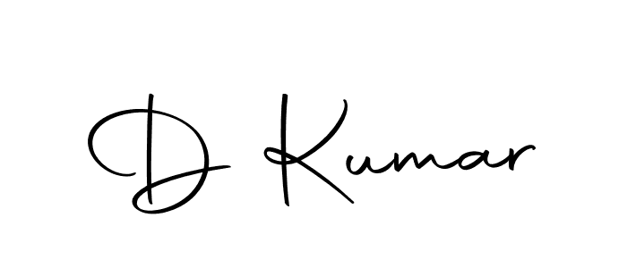 Design your own signature with our free online signature maker. With this signature software, you can create a handwritten (Autography-DOLnW) signature for name D Kumar. D Kumar signature style 10 images and pictures png