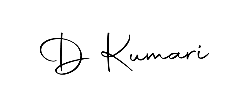 Design your own signature with our free online signature maker. With this signature software, you can create a handwritten (Autography-DOLnW) signature for name D Kumari. D Kumari signature style 10 images and pictures png