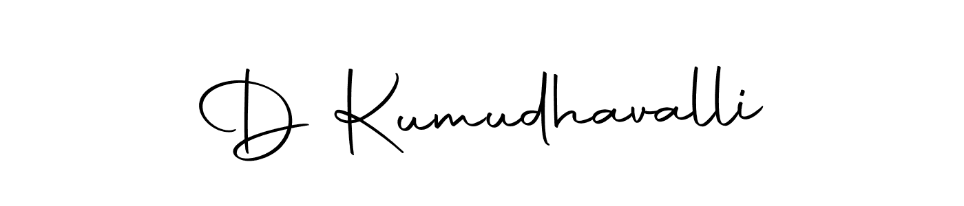 Use a signature maker to create a handwritten signature online. With this signature software, you can design (Autography-DOLnW) your own signature for name D Kumudhavalli. D Kumudhavalli signature style 10 images and pictures png