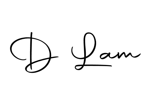 Design your own signature with our free online signature maker. With this signature software, you can create a handwritten (Autography-DOLnW) signature for name D Lam. D Lam signature style 10 images and pictures png