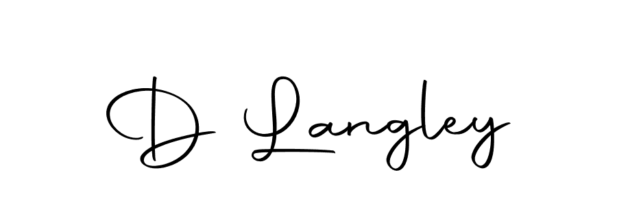 You should practise on your own different ways (Autography-DOLnW) to write your name (D Langley) in signature. don't let someone else do it for you. D Langley signature style 10 images and pictures png