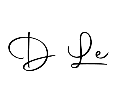 You should practise on your own different ways (Autography-DOLnW) to write your name (D Le) in signature. don't let someone else do it for you. D Le signature style 10 images and pictures png