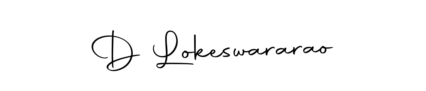 You should practise on your own different ways (Autography-DOLnW) to write your name (D Lokeswararao) in signature. don't let someone else do it for you. D Lokeswararao signature style 10 images and pictures png