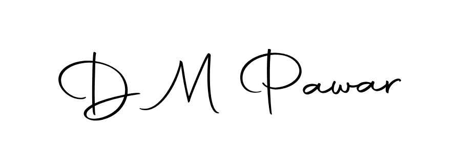 The best way (Autography-DOLnW) to make a short signature is to pick only two or three words in your name. The name D M Pawar include a total of six letters. For converting this name. D M Pawar signature style 10 images and pictures png