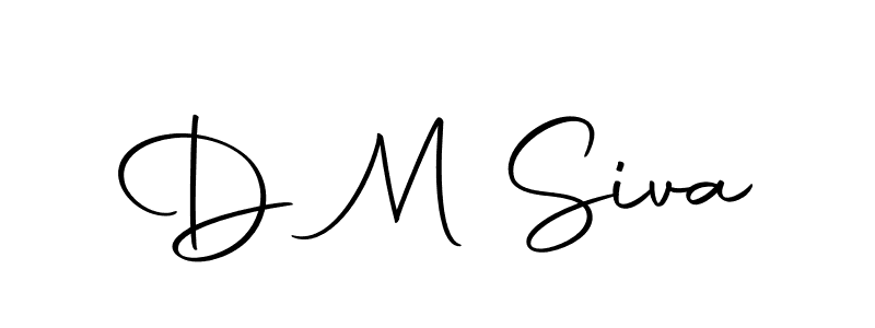 Make a beautiful signature design for name D M Siva. With this signature (Autography-DOLnW) style, you can create a handwritten signature for free. D M Siva signature style 10 images and pictures png